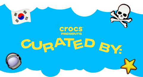 Crocs presents, Curated by.